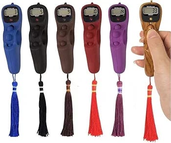 Finger Counter-Islamic Tasbih Bead Digital Finger Rotating Prayer Beads with Digital Counter Counter for Prayer Islamic Tasbih Muslim