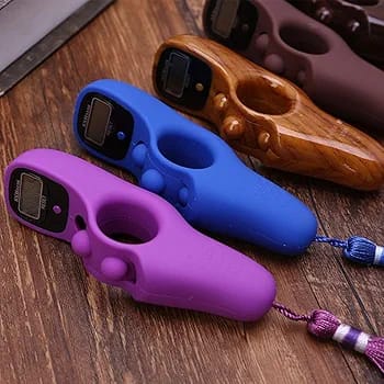 Finger Counter-Islamic Tasbih Bead Digital Finger Rotating Prayer Beads with Digital Counter Counter for Prayer Islamic Tasbih Muslim