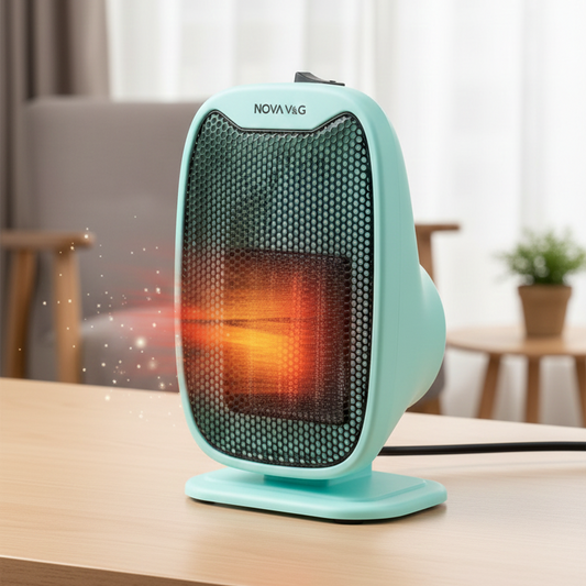 Electric Fan Heater Mini Mobile Heater Home Heating Warm Air Fan Office Room Handy Air Warmer Fan
