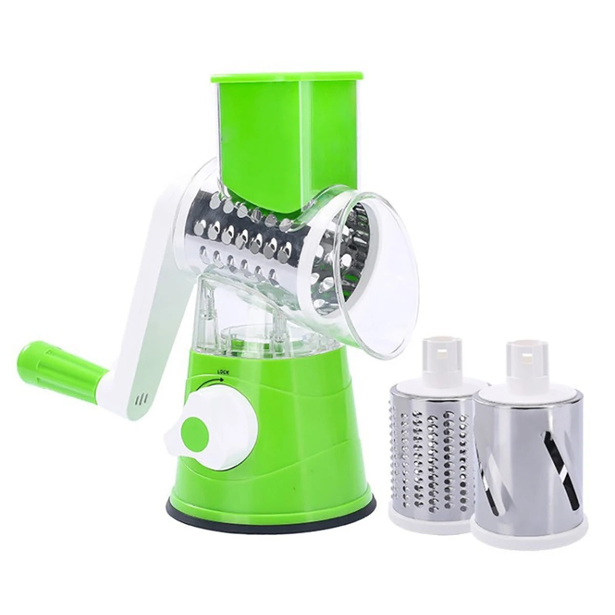 Manual 3‑in‑1 Vegetable Cutter | Round Slicer | Multi-functional Kitchen Gadget